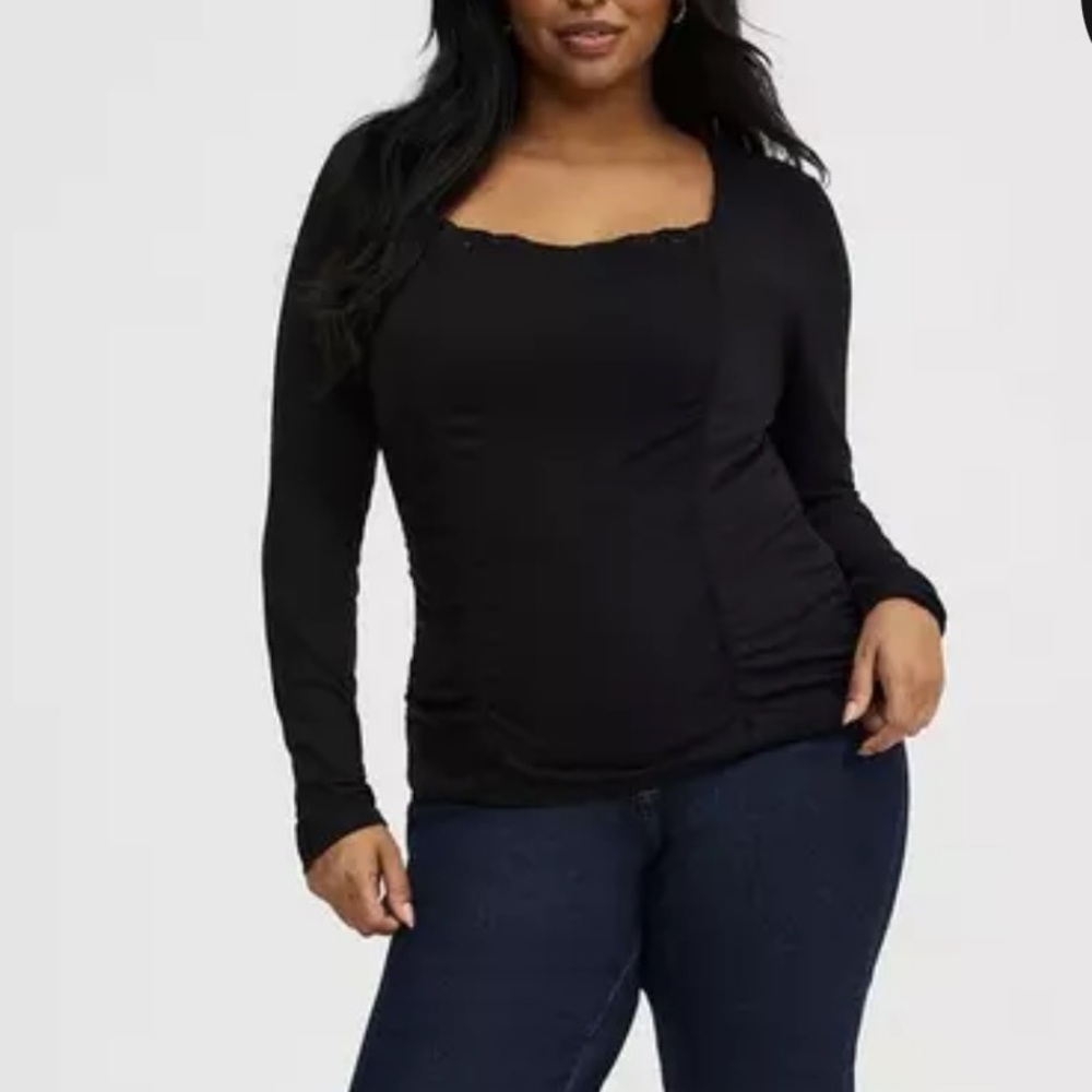 Torrid Super Soft Rib Long Sleeve Top size 1x